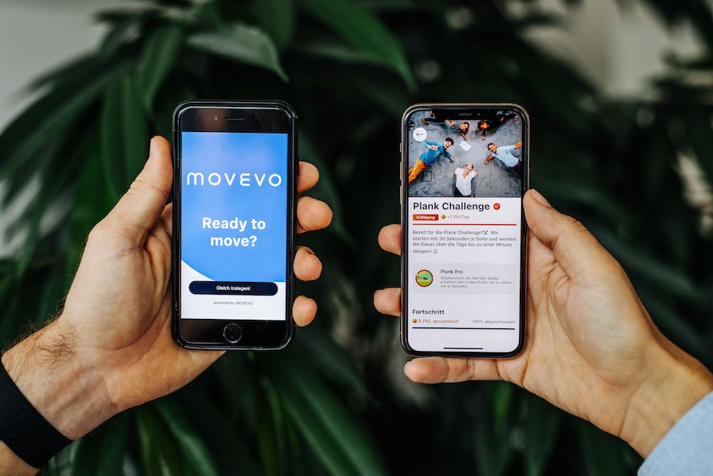 MOVEVO Move App für die Betriebliche Gesundheitsförderung